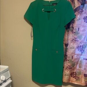 Tommy Hilfiger Green Mini Dress